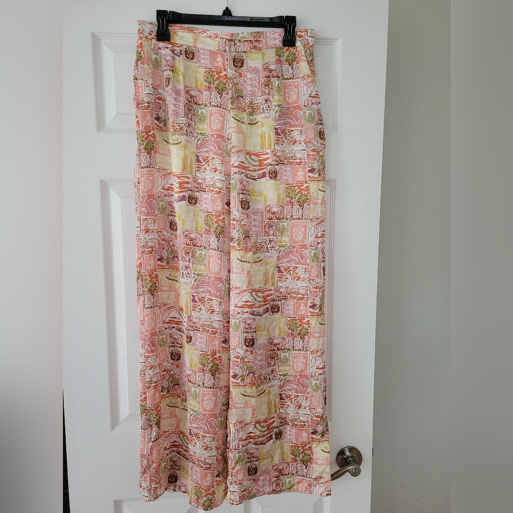 Floral Wide Leg Pants
